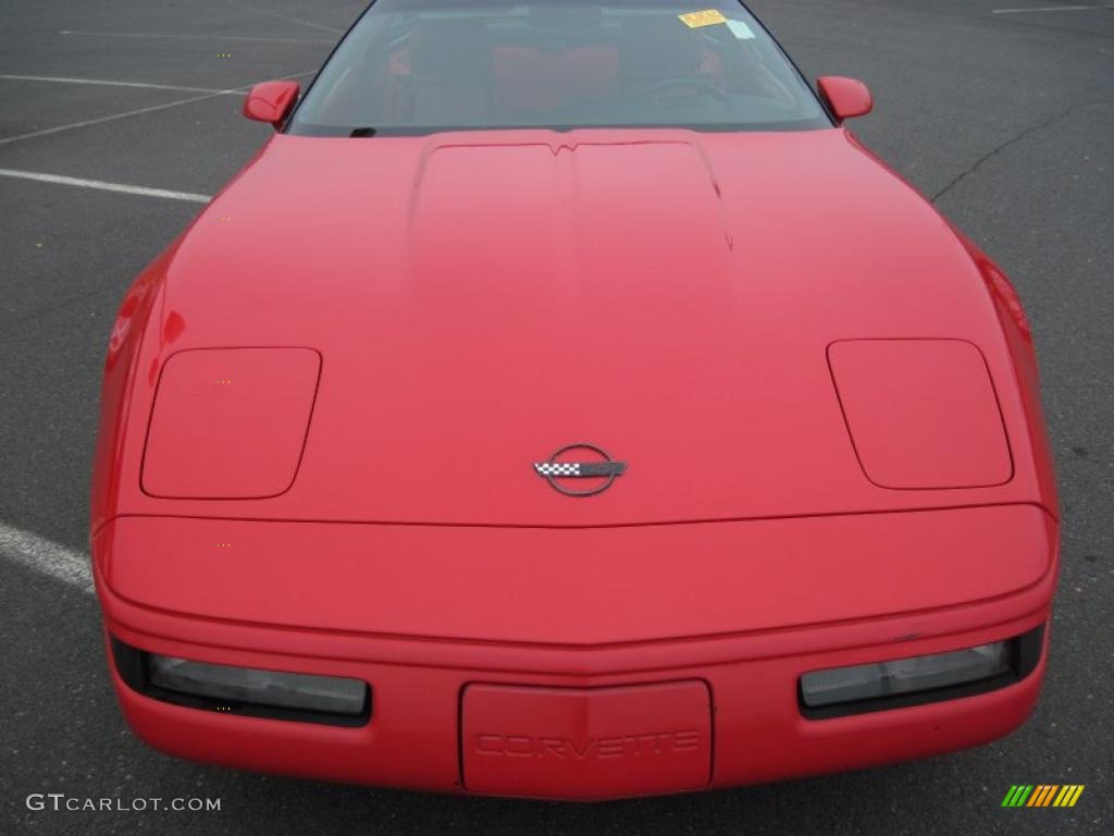 1992 Corvette Coupe - Bright Red / Red photo #9