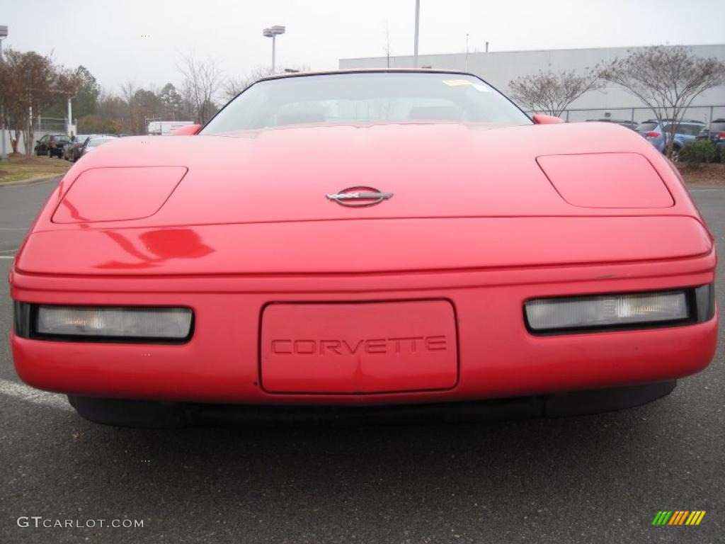 Bright Red 1992 Chevrolet Corvette Coupe Exterior Photo #41926131