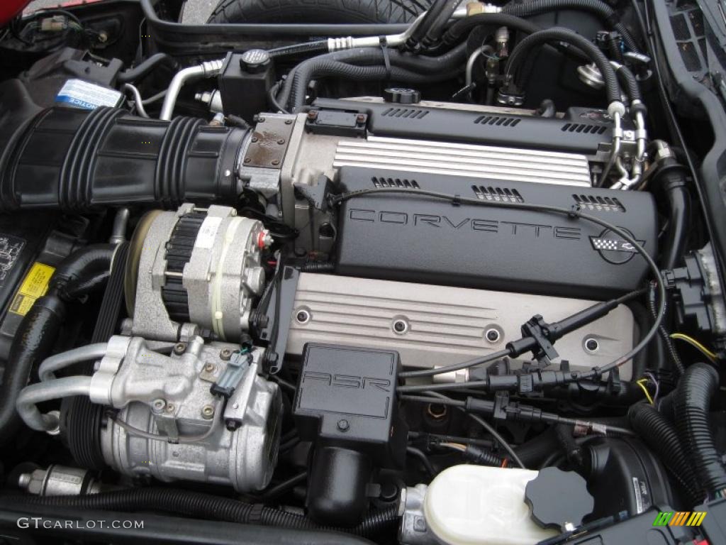 1992 Chevrolet Corvette Coupe 5.7 Liter OHV 16-Valve LT1 V8 Engine Photo #41926311
