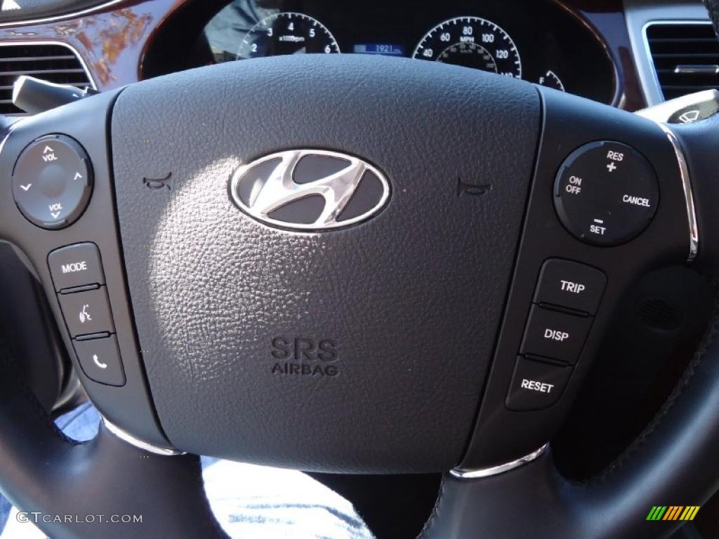 2011 Hyundai Genesis 3.8 Sedan Saddle Steering Wheel Photo #41926815