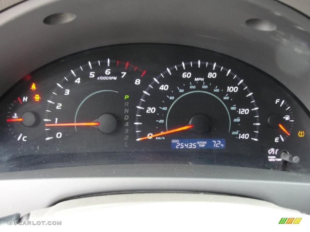 2008 Toyota Camry LE Gauges Photo #41926819