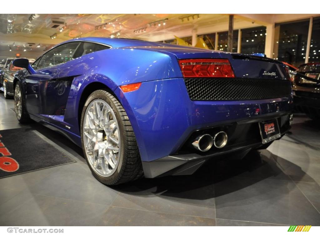 2009 Gallardo LP560-4 Coupe - Blue Fontus (Dark Blue) / Beige photo #10