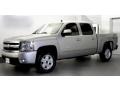 2007 Silver Birch Metallic Chevrolet Silverado 1500 LTZ Crew Cab 4x4  photo #2