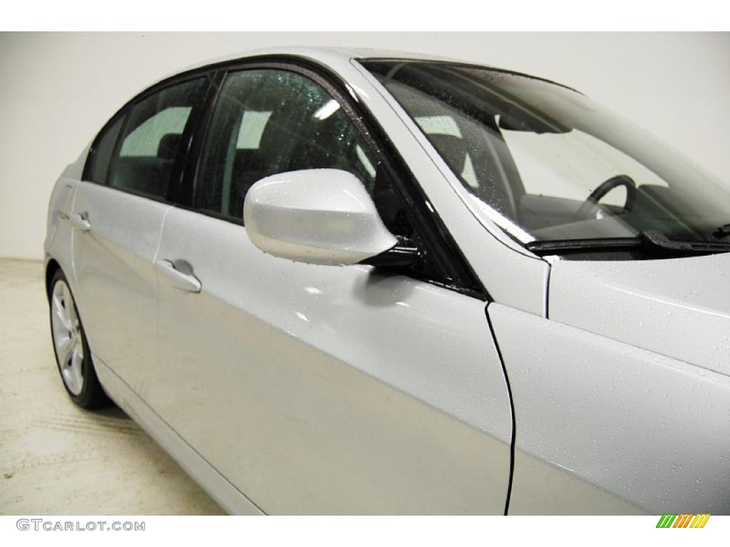 2009 3 Series 335i Sedan - Titanium Silver Metallic / Grey Dakota Leather photo #4