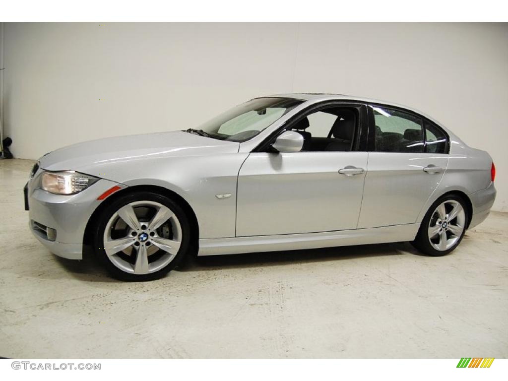 2009 3 Series 335i Sedan - Titanium Silver Metallic / Grey Dakota Leather photo #11