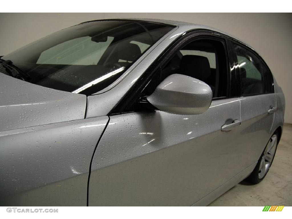 2009 3 Series 335i Sedan - Titanium Silver Metallic / Grey Dakota Leather photo #13