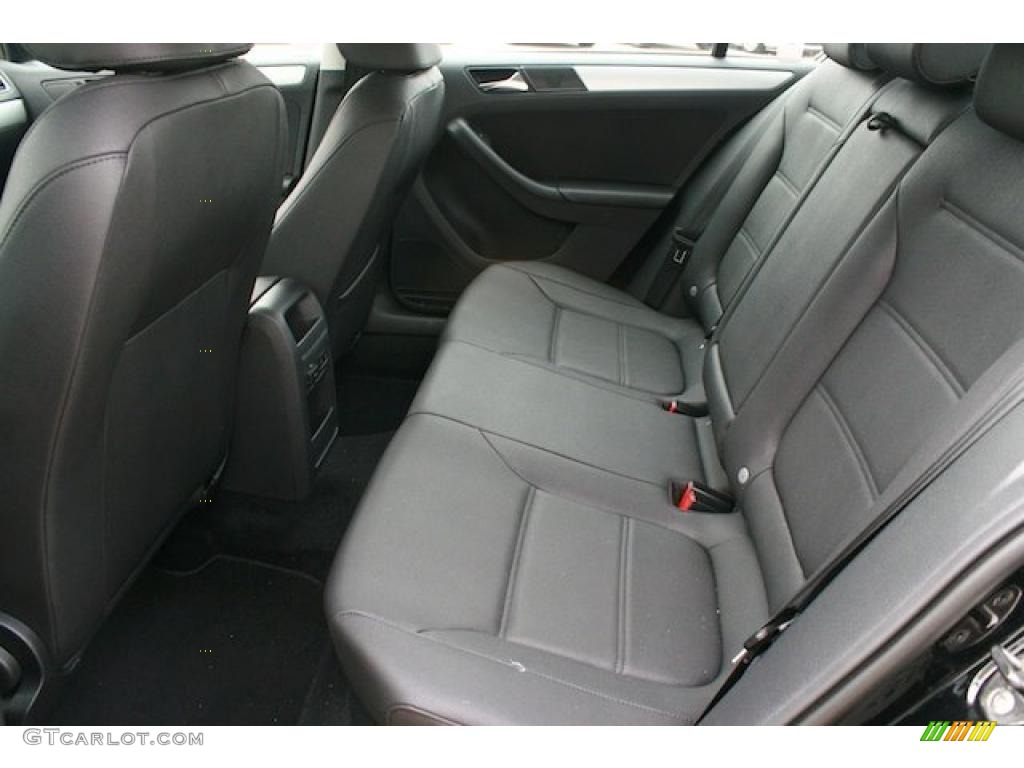 Titan Black Interior 2011 Volkswagen Jetta TDI Sedan Photo #41930908