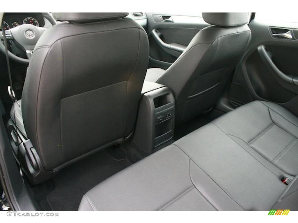 Titan Black Interior 2011 Volkswagen Jetta TDI Sedan Photo #41930968