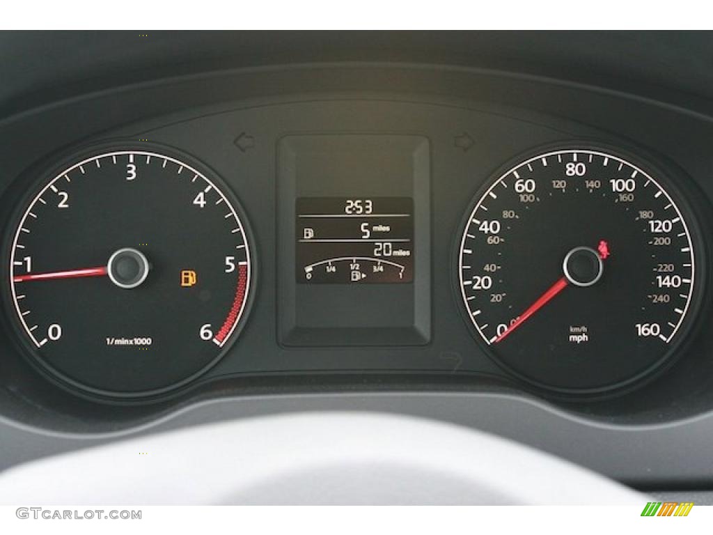 2011 Volkswagen Jetta TDI Sedan Gauges Photo #41930996