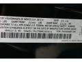 2011 Volkswagen Jetta TDI Sedan Info Tag