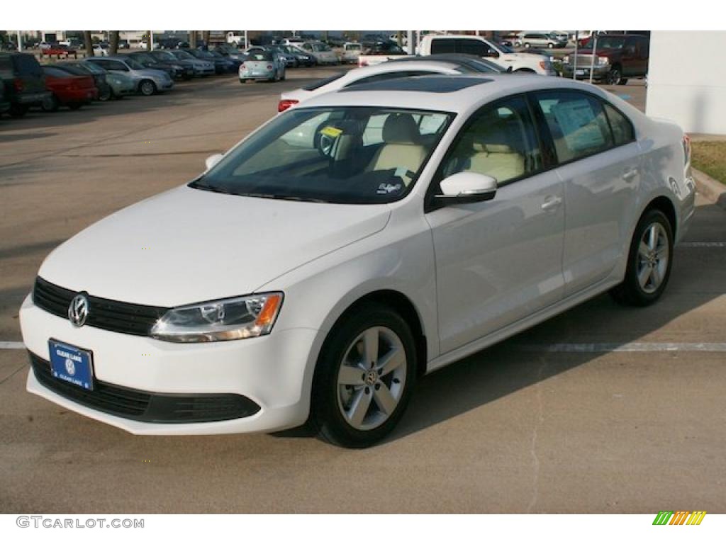 Candy White 2011 Volkswagen Jetta TDI Sedan Exterior Photo #41931056