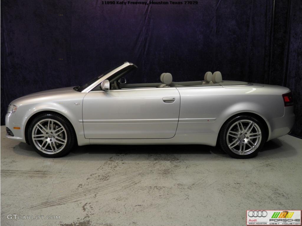 Ice Silver Metallic 2009 Audi A4 2.0T Cabriolet Exterior Photo #41931900