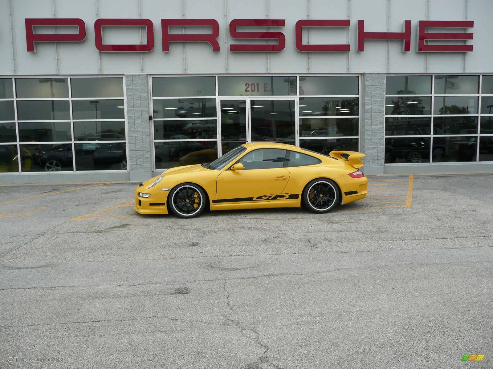 2007 911 GT3 - Speed Yellow / Black w/Alcantara photo #14
