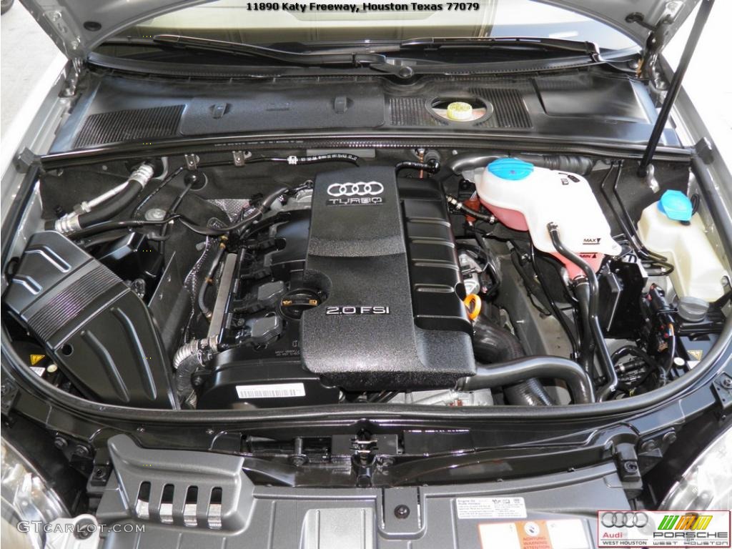 2009 Audi A4 2.0T Cabriolet 2.0 Liter FSI Turbocharged DOHC 16-Valve VVT 4 Cylinder Engine Photo #41932004