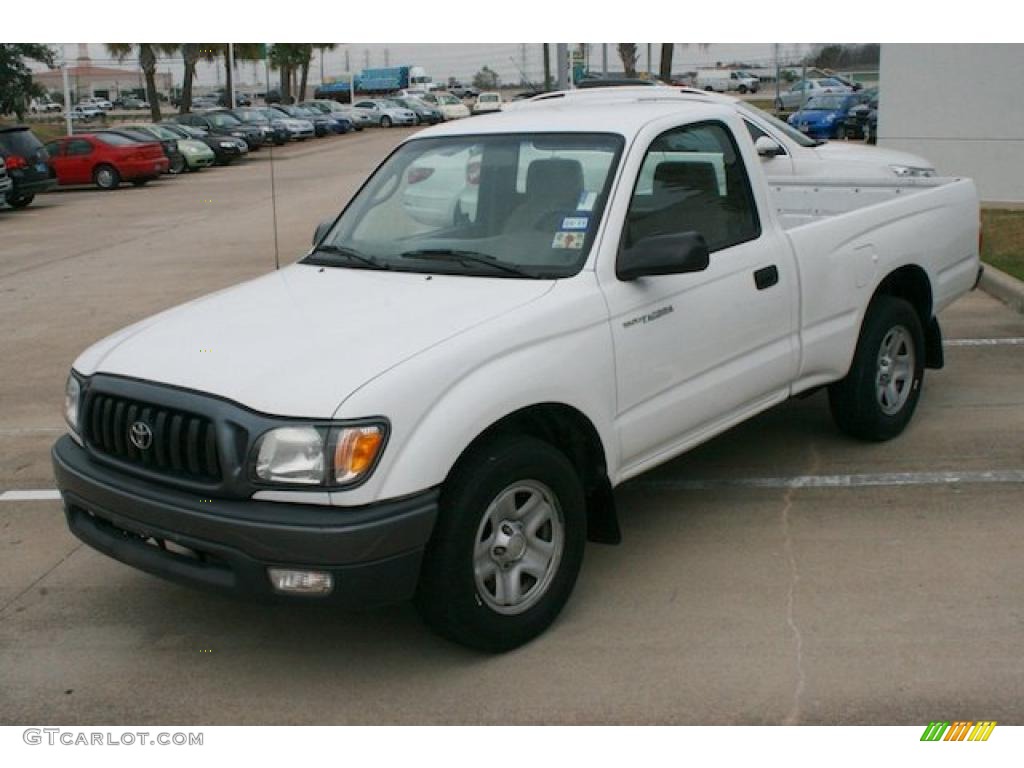 Super White 2003 Toyota Tacoma Regular Cab Exterior Photo #41932652