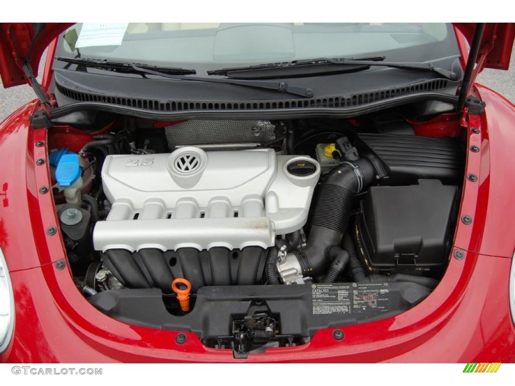 2006 Volkswagen New Beetle 2.5 Convertible 2.5L DOHC 20V Inline 5 Cylinder Engine Photo #41933560