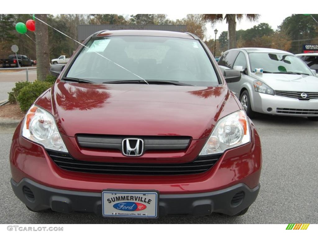 2008 CR-V LX - Tango Red Pearl / Gray photo #3