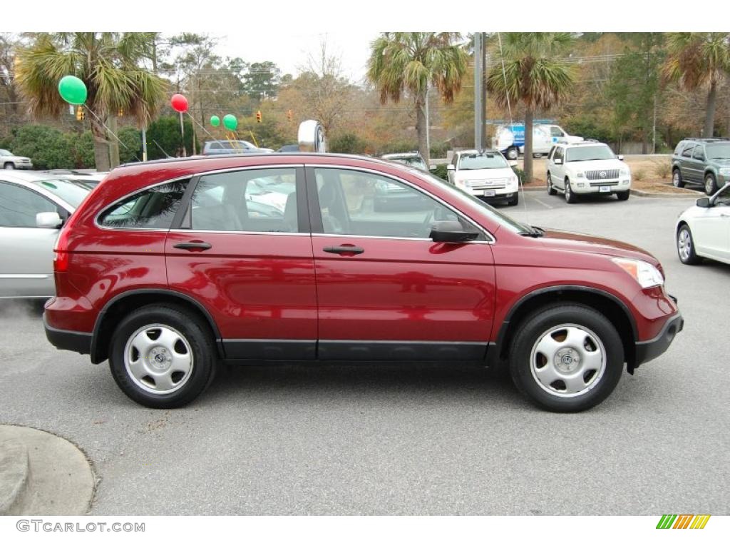 2008 CR-V LX - Tango Red Pearl / Gray photo #4