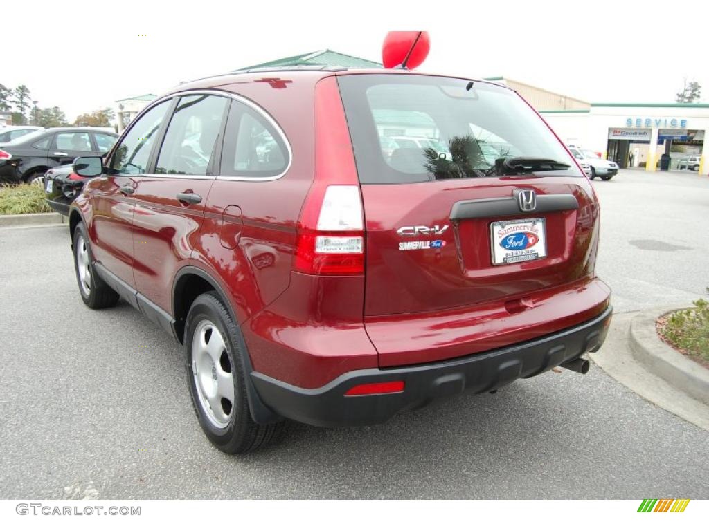 2008 CR-V LX - Tango Red Pearl / Gray photo #7