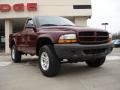 2003 Dark Garnet Red Pearl Dodge Dakota SXT Regular Cab 4x4  photo #1