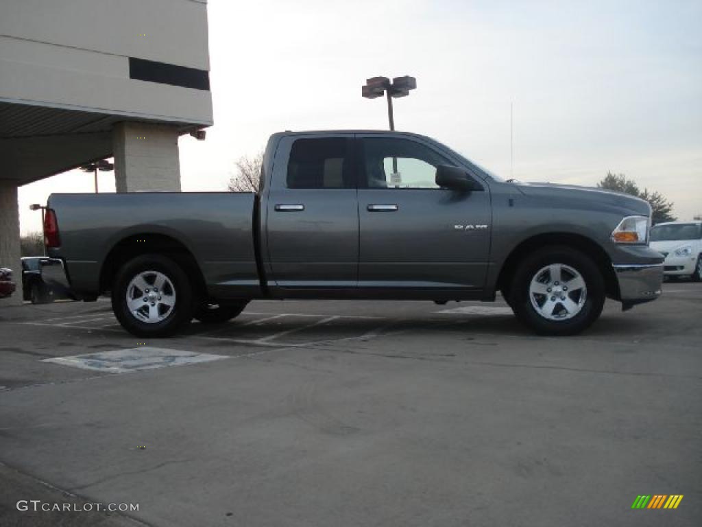 2009 Ram 1500 SLT Quad Cab - Mineral Gray Metallic / Dark Slate/Medium Graystone photo #2