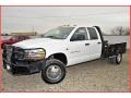 Bright White 2006 Dodge Ram 3500 SLT Quad Cab 4x4 Chassis