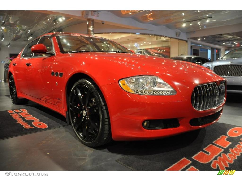 2009 Quattroporte S - Rosso Mondiale (Red) / Sabbia photo #1