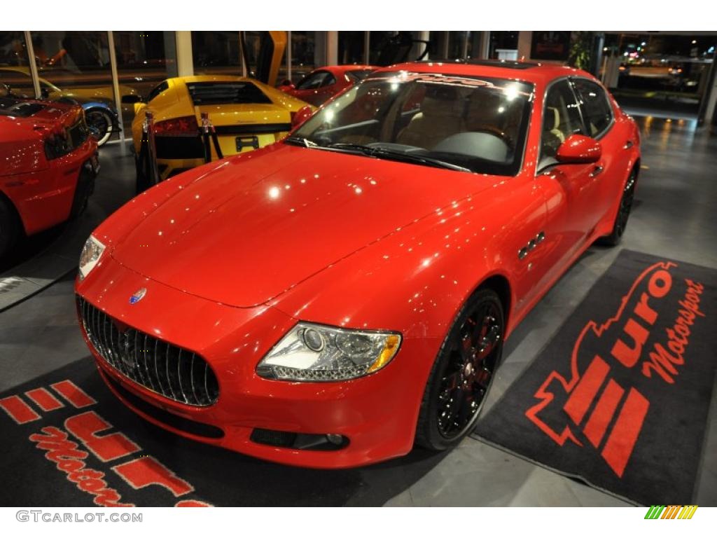 2009 Quattroporte S - Rosso Mondiale (Red) / Sabbia photo #7