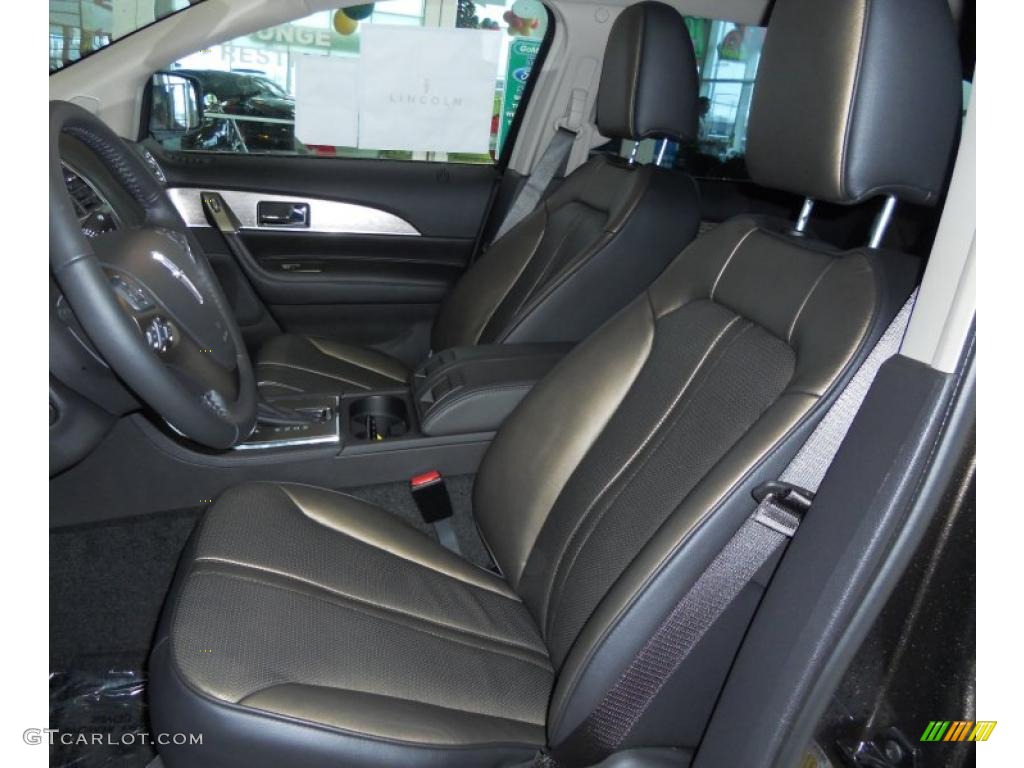 Charcoal Black Interior 2011 Lincoln MKX AWD Photo #41937937