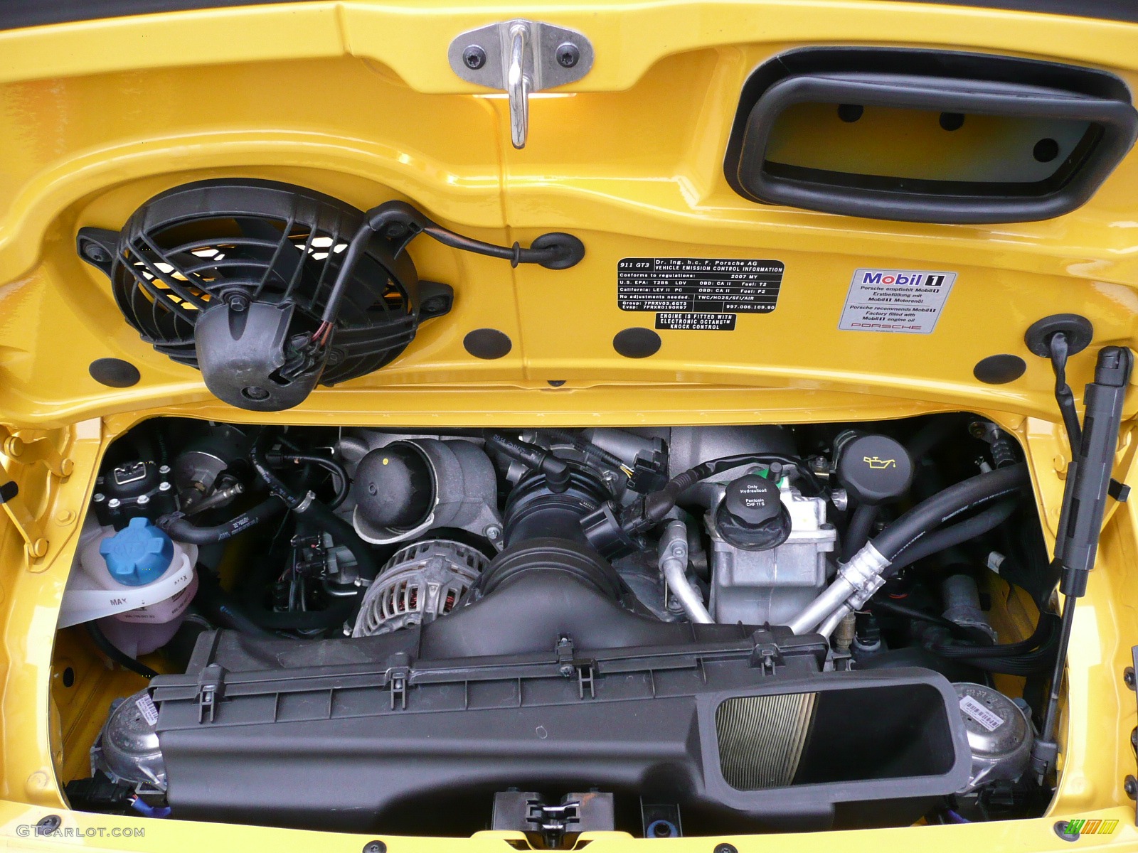 2007 911 GT3 - Speed Yellow / Black w/Alcantara photo #15