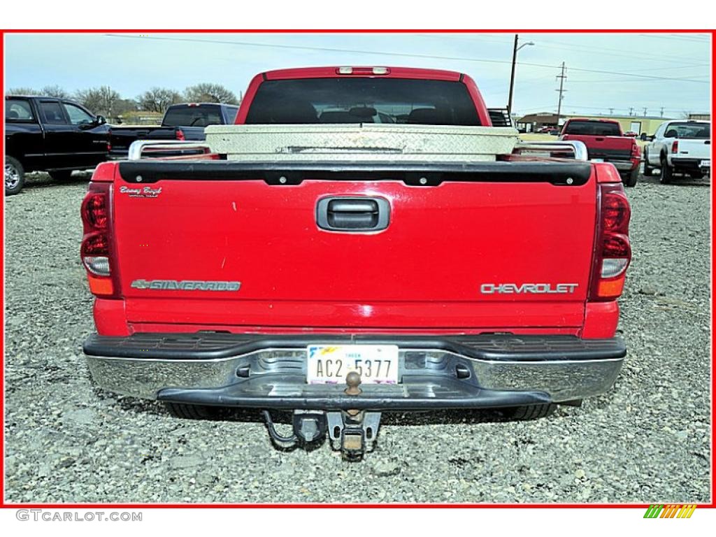 2003 Silverado 1500 LT Extended Cab 4x4 - Victory Red / Dark Charcoal photo #5
