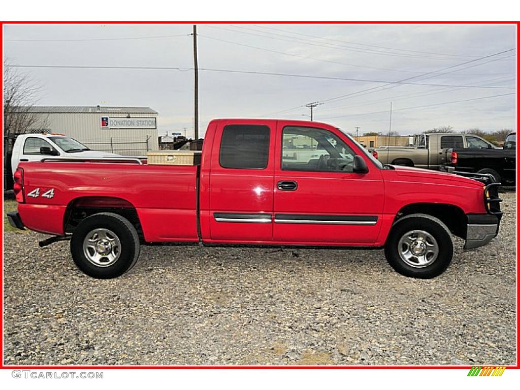 2003 Silverado 1500 LT Extended Cab 4x4 - Victory Red / Dark Charcoal photo #10