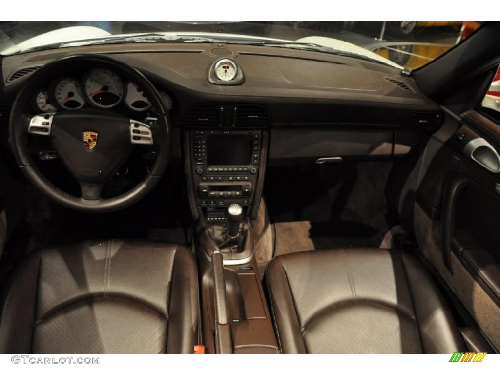 Cocoa Brown Interior 2008 Porsche 911 Carrera 4S Cabriolet Photo #41938208