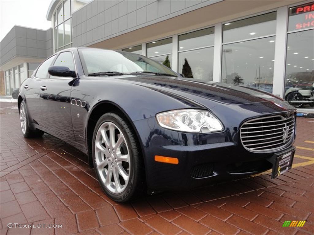 Blu Oceano Metallic 2008 Maserati Quattroporte Standard Quattroporte Model Exterior Photo #41938290