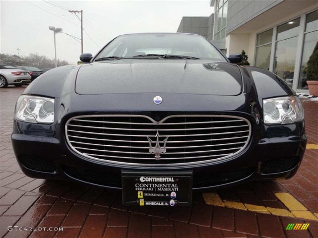 Blu Oceano Metallic 2008 Maserati Quattroporte Standard Quattroporte Model Exterior Photo #41938326