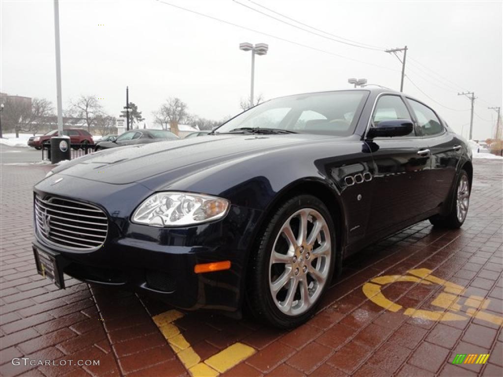 Blu Oceano Metallic 2008 Maserati Quattroporte Standard Quattroporte Model Exterior Photo #41938342