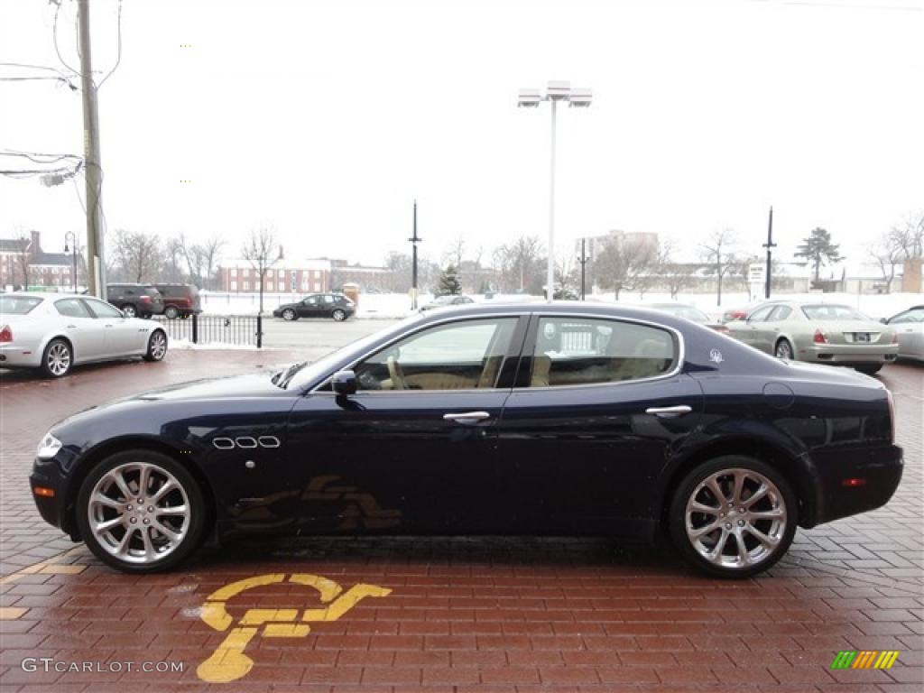 Blu Oceano Metallic 2008 Maserati Quattroporte Standard Quattroporte Model Exterior Photo #41938358