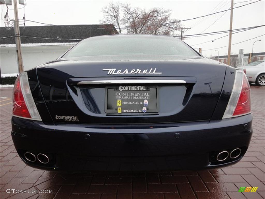 2008 Quattroporte  - Blu Oceano Metallic / Beige photo #10