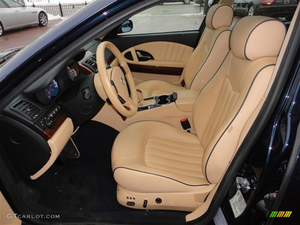 Beige Interior 2008 Maserati Quattroporte Standard Quattroporte Model Photo #41938462