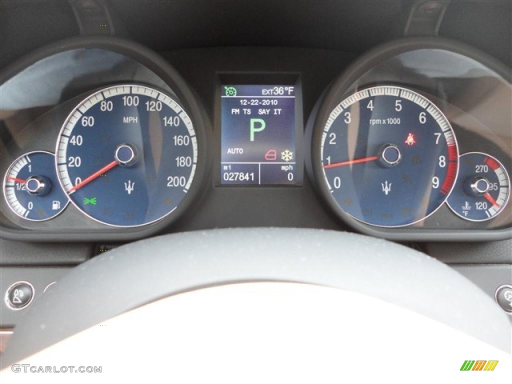 2008 Maserati Quattroporte Standard Quattroporte Model Gauges Photo #41938514