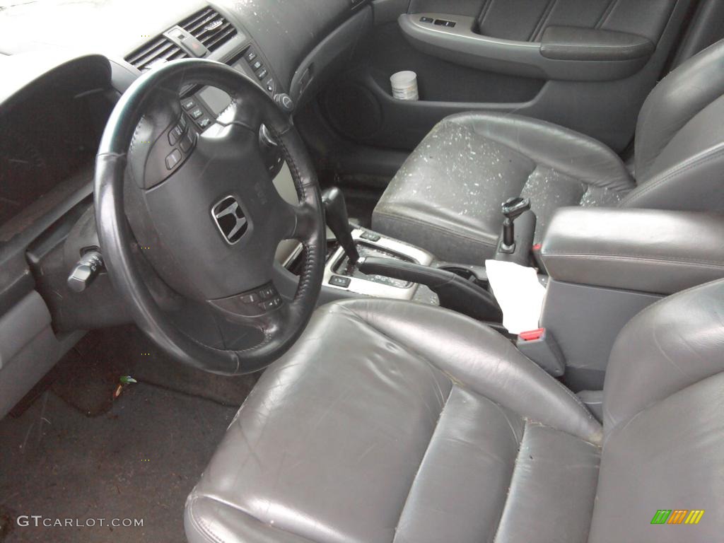 2005 Accord EX-L Sedan - Graphite Pearl / Black photo #4