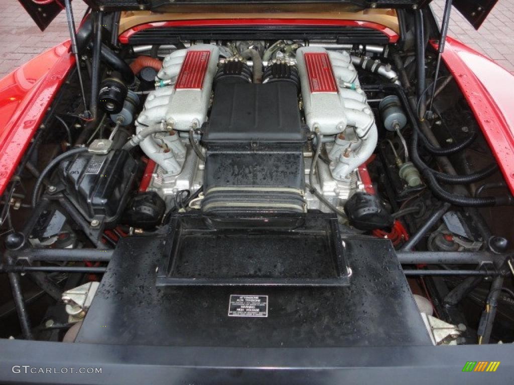 1989 Ferrari Testarossa Standard Testarossa Model 4.9 Liter DOHC 48V Flat 12 Cylinder Engine Photo #41938966
