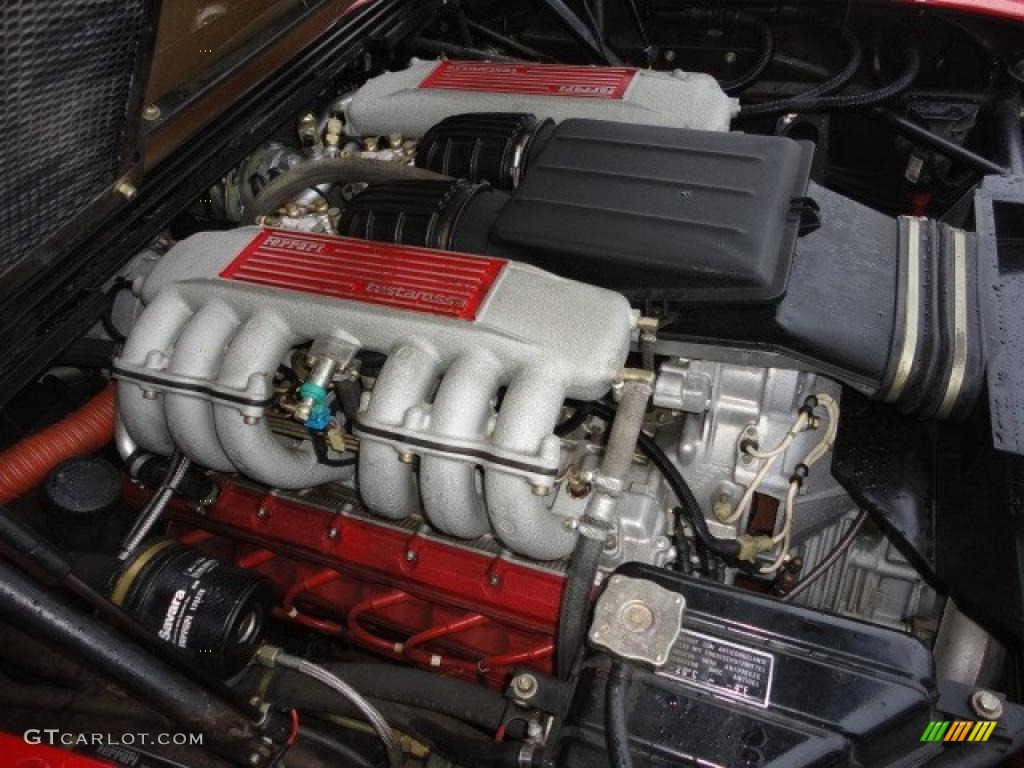 1989 Ferrari Testarossa Standard Testarossa Model 4.9 Liter DOHC 48V Flat 12 Cylinder Engine Photo #41938986