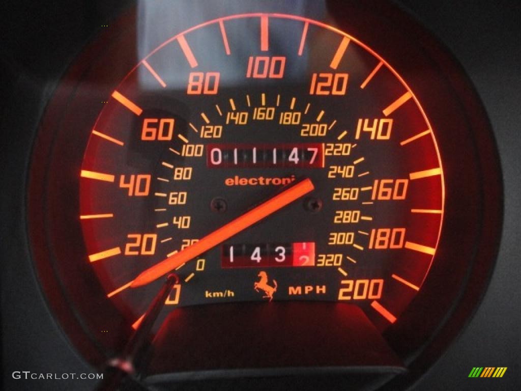 1989 Ferrari Testarossa Standard Testarossa Model Gauges Photo #41939114