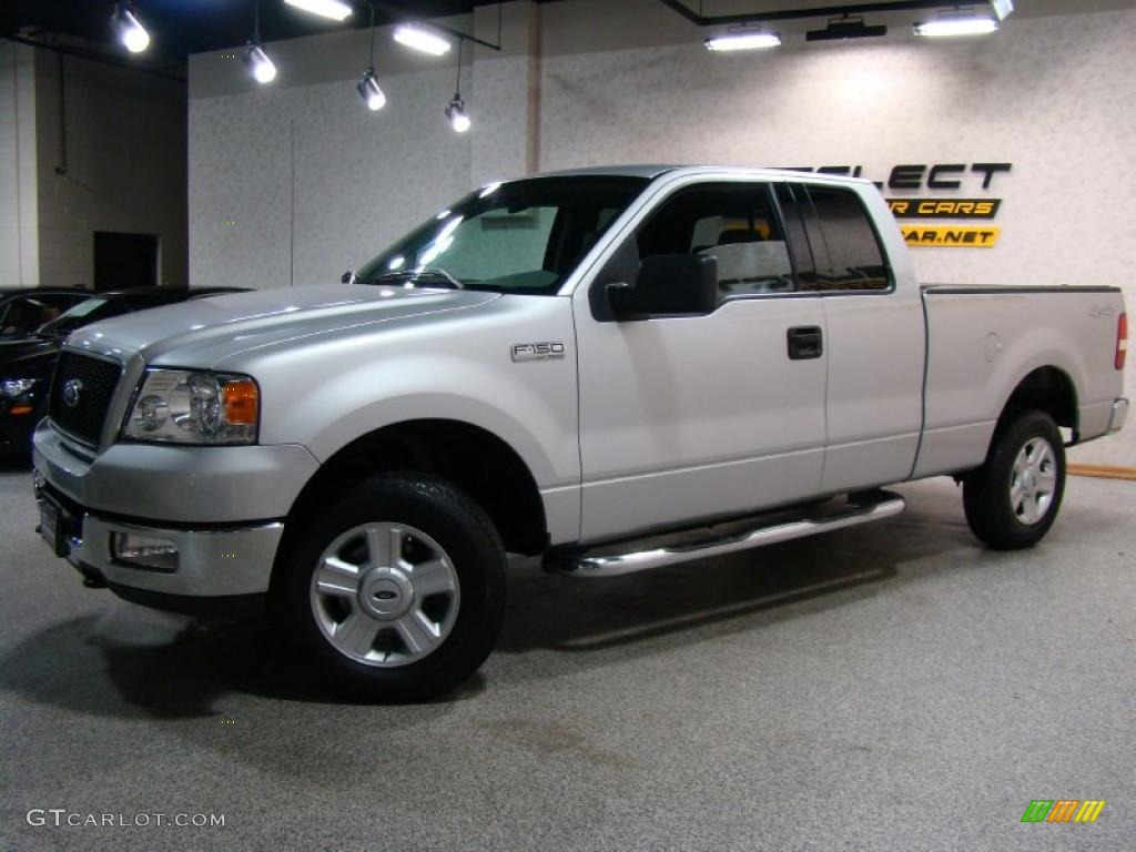 2004 F150 XLT SuperCab 4x4 - Silver Metallic / Dark Flint photo #1