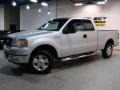 2004 Silver Metallic Ford F150 XLT SuperCab 4x4  photo #1