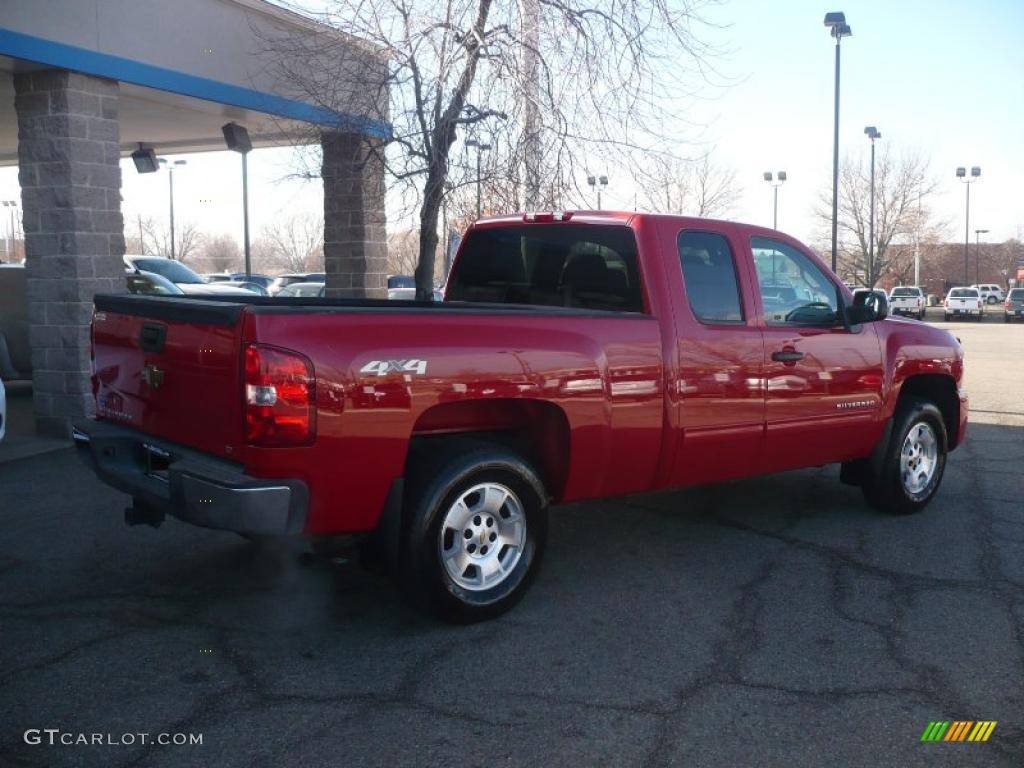 2010 Silverado 1500 LT Extended Cab 4x4 - Victory Red / Ebony photo #6