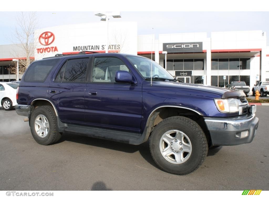 2002 4Runner SR5 4x4 - Stellar Blue Pearl / Gray photo #1