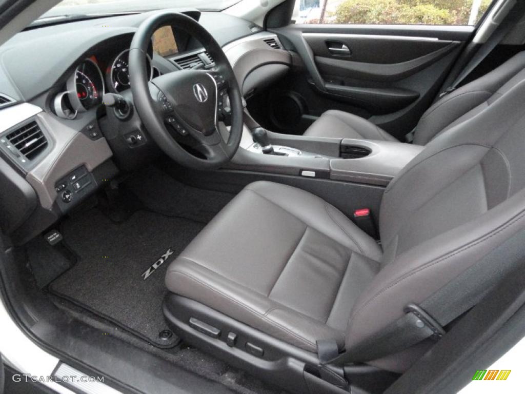 Sumatra Interior 2010 Acura ZDX AWD Technology Photo #41943910