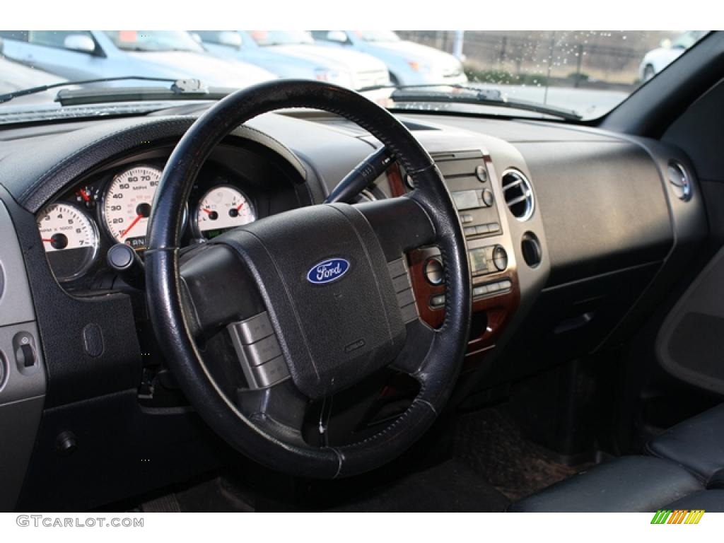 2006 F150 Lariat SuperCab 4x4 - Oxford White / Black photo #8